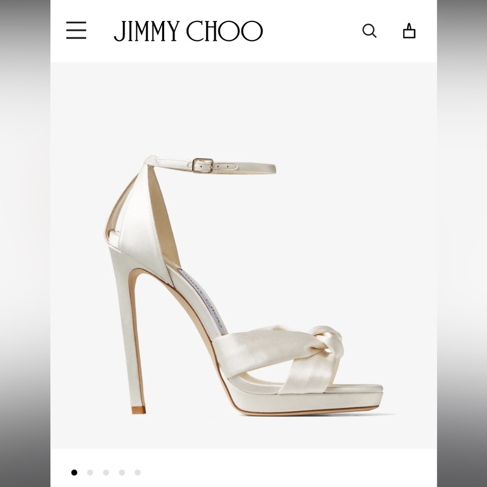 Jimmy Choo satin stilettos